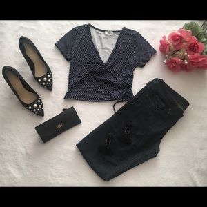 💙💙New Polka Dot Crop Top💙💙